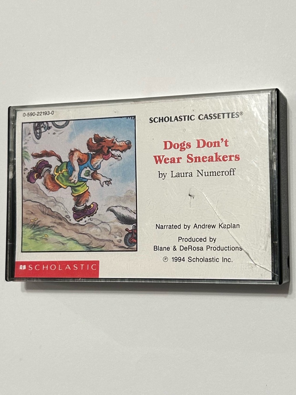 Scholastic Cassettes Dogs Don’t Wear Sneakers